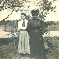 Ruby Frances Selby with mother